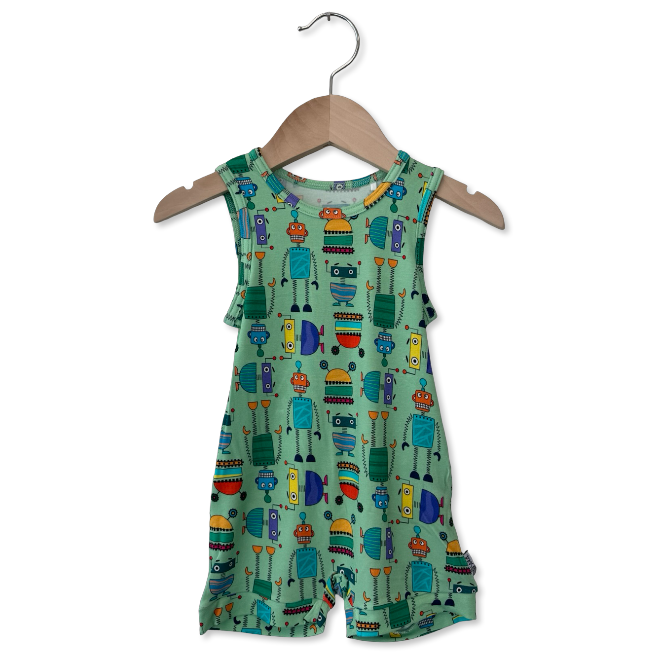 Bot Pop Sleeveless Shorty Romper