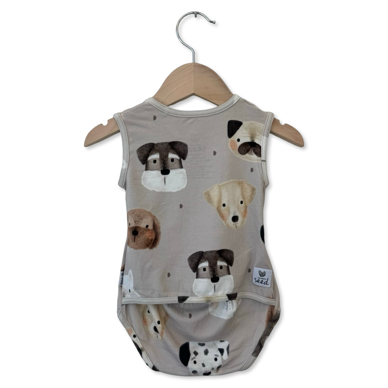 Pooch Pals Snuggle Bug Sleeveless Bodysuit