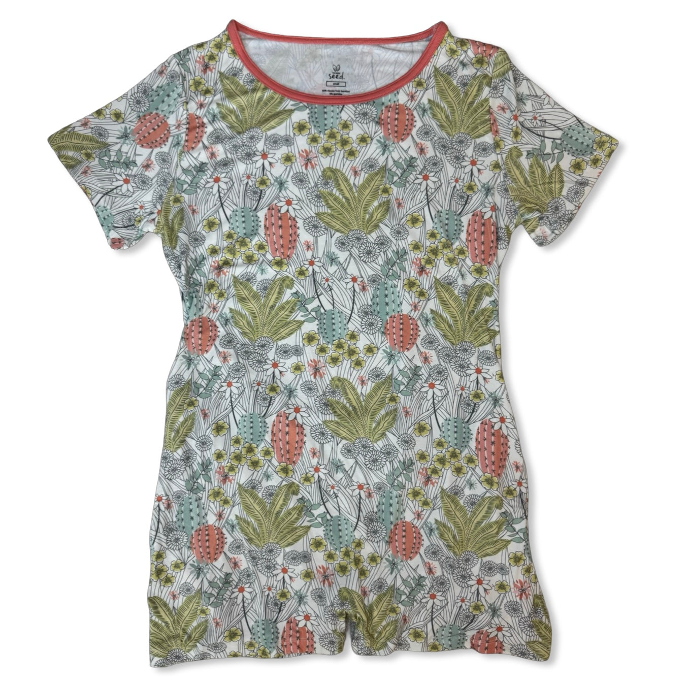 Prickly Petals Adult Shorty Romper