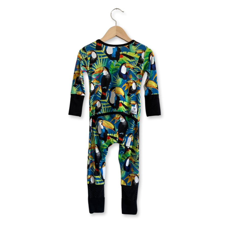 Toucan Jungle Kid's Day to Night Romper
