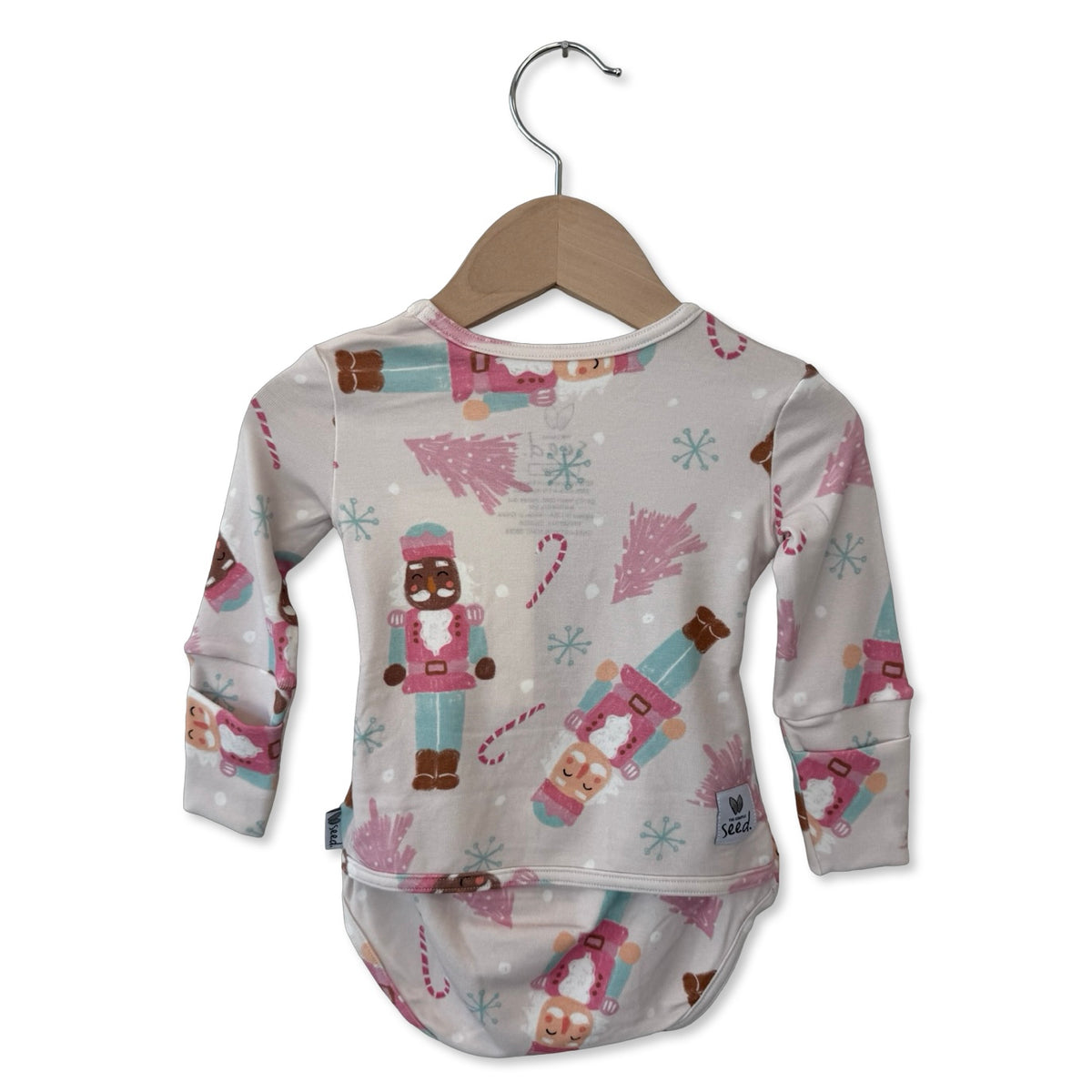 Sugar Plum Soldiers Snuggle Bug Long Sleeve Bodysuit
