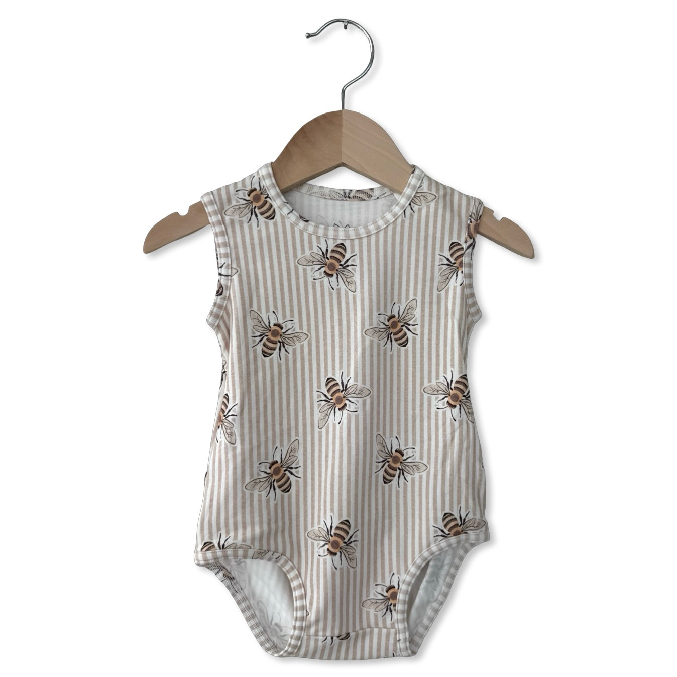Bee Sweet Snuggle Bug Sleeveless Bodysuit