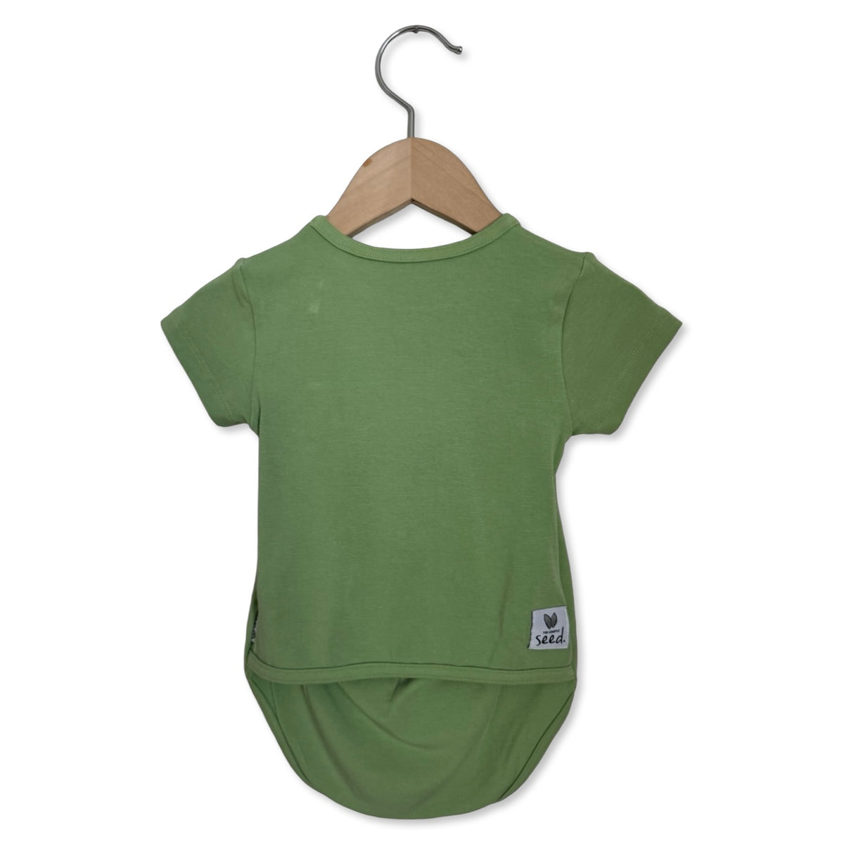 Matcha Snuggle Bug Short Sleeve Bodysuit Luxe Edition | Cotton Bamboo Blend