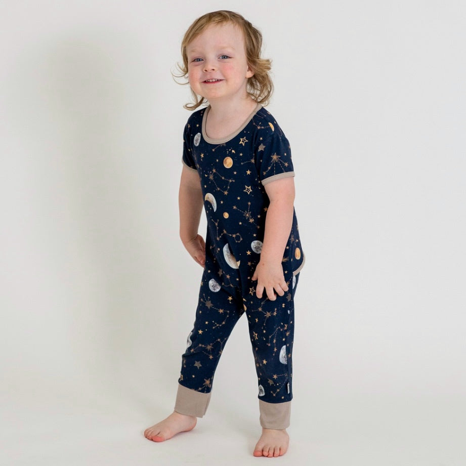 Starry Night Short Long Romper