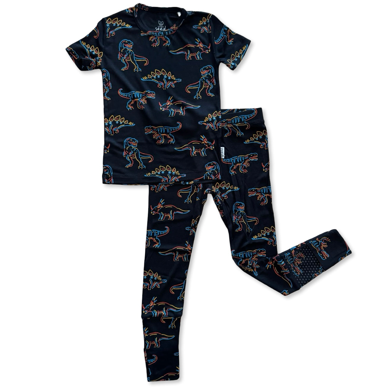 Glow-A-Saurus All Wrapped Up Kid's Two Piece Jammie Set