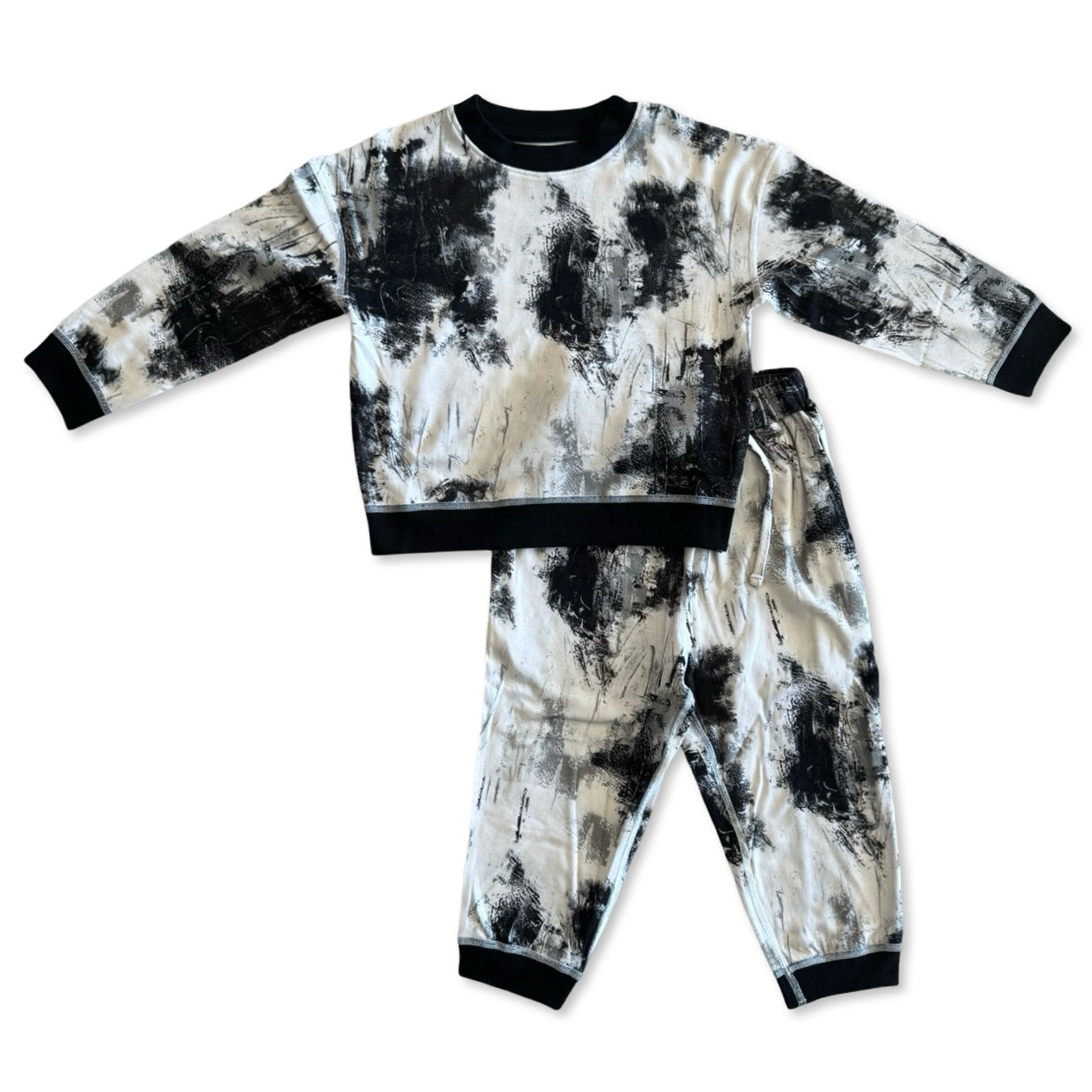 Caden and Crew Black Art Calm Cloud Kid's Set