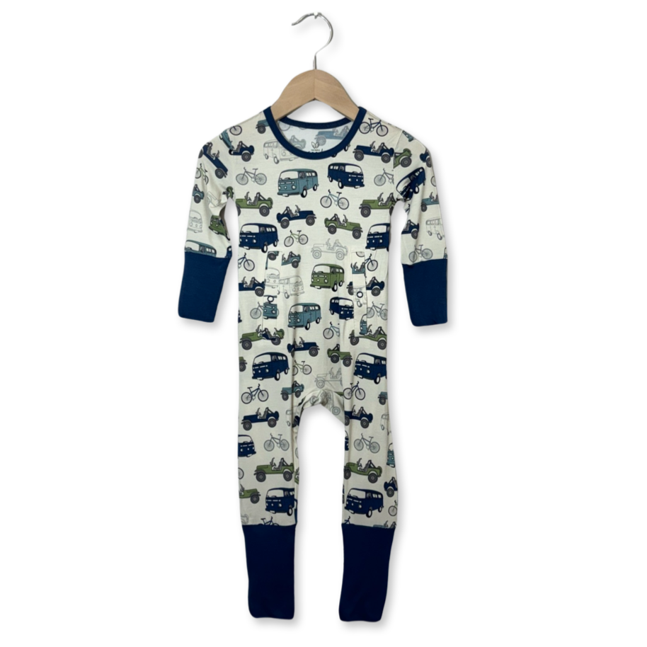 Going Places Adaptive Tube Access with snaps Day to Night Romper