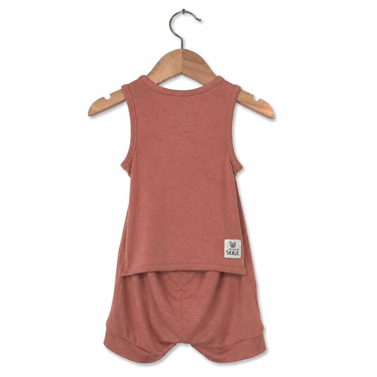 Red Rock Sleeveless Shorty Romper