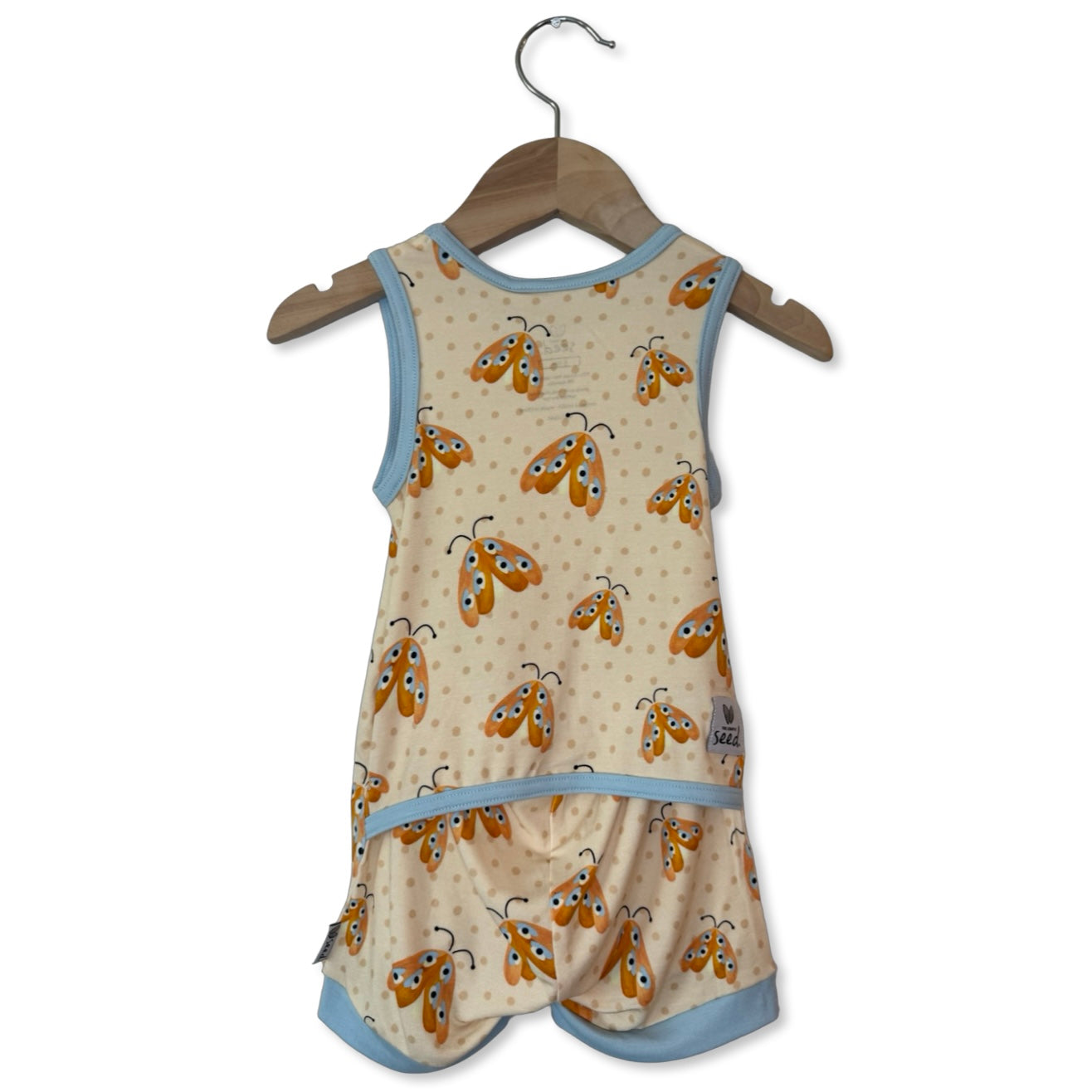 Twinkle Bug Sleeveless Shorty Romper