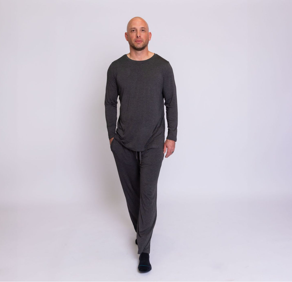 Charcoal Relaxed Two Piece Jammie Set
