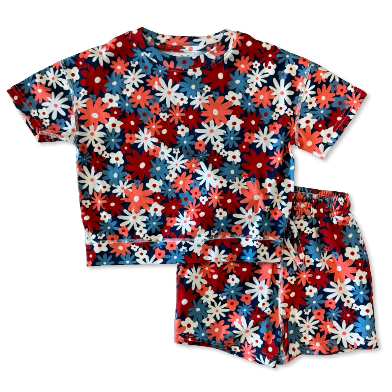 Freedom Floral CALM CLOUD Short Set