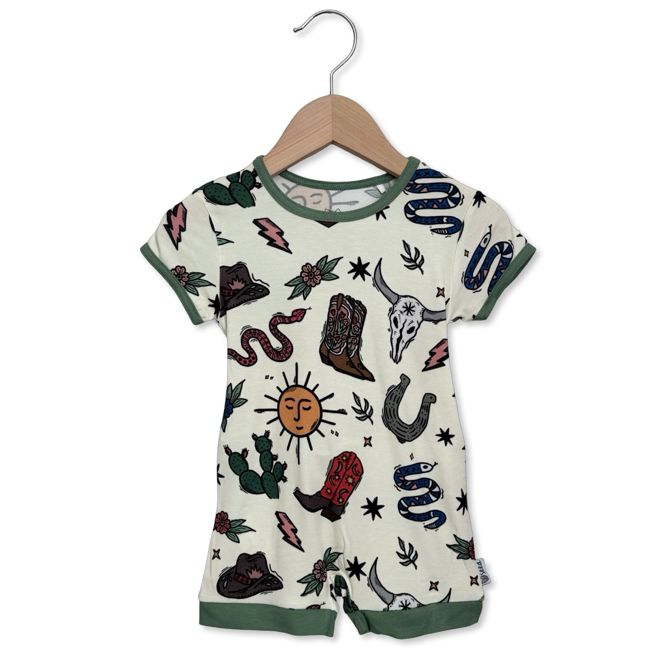 High Noon Kid's Shorty Romper