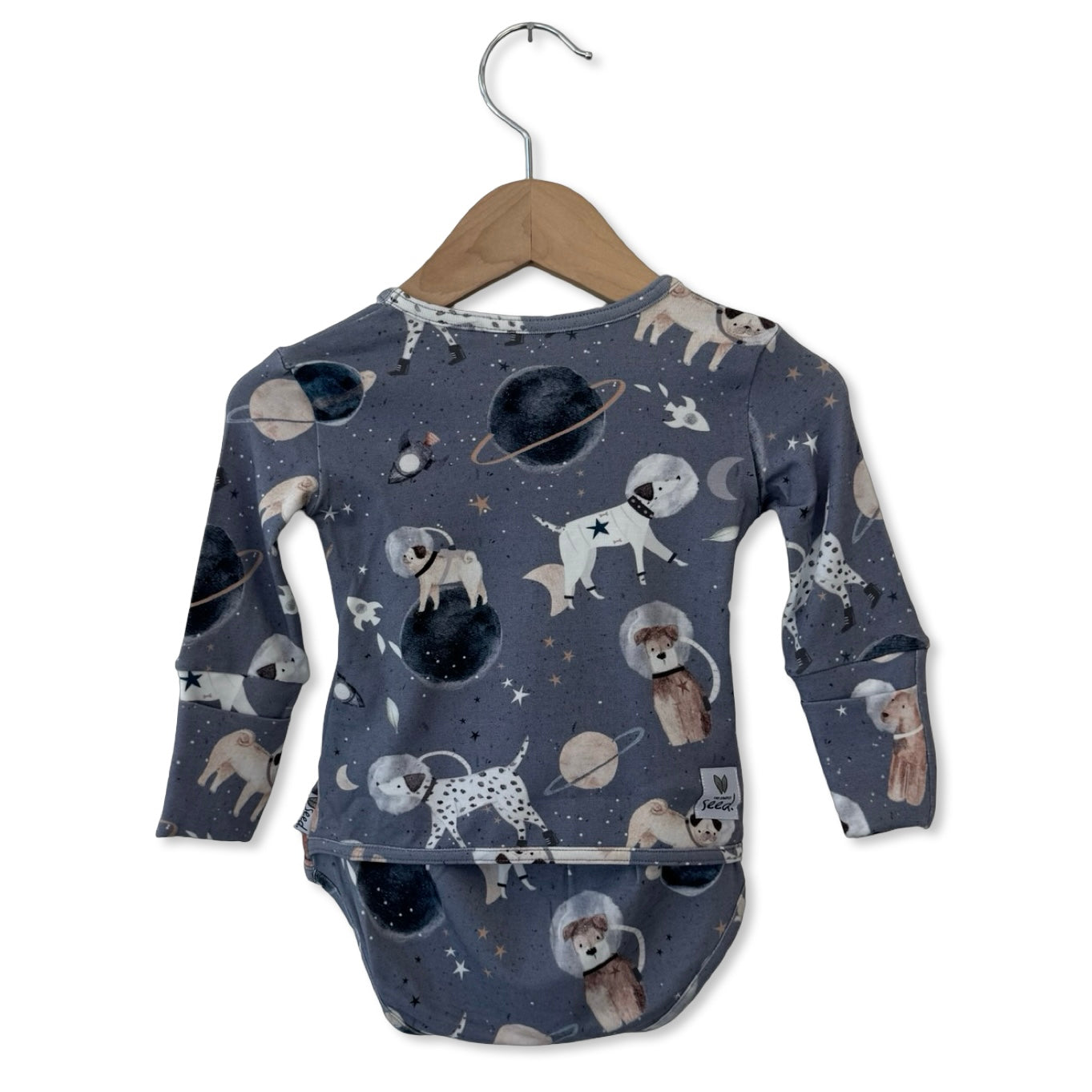 Space Paws Snuggle Bug Long Sleeve Bodysuit