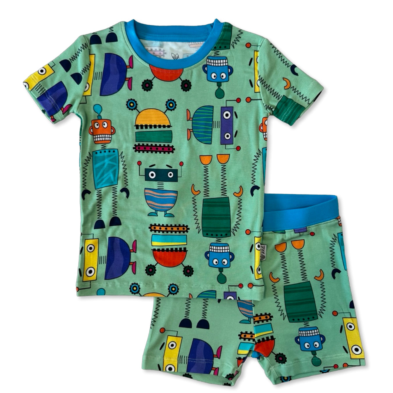Bot Pop Two Piece Short Jammie Set (18-24 mth- 5T)