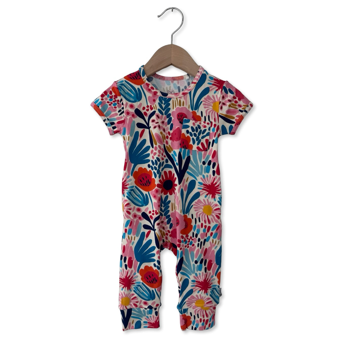 Petal Pop Short Long Romper Luxe Edition | Cotton Bamboo Blend
