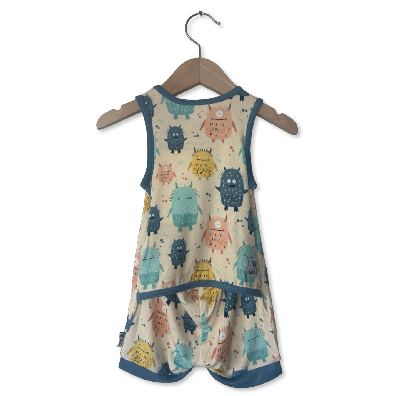 Yippity Yeti Sleeveless Shorty Romper