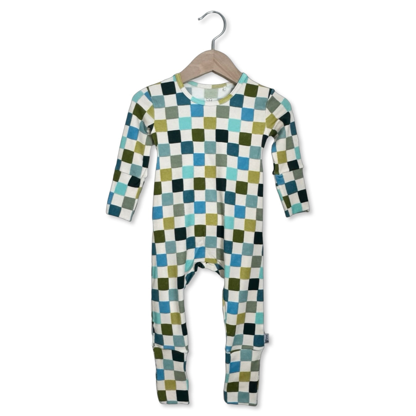 Lagoon Check Day to Night Romper Luxe Edition | Cotton Bamboo Blend