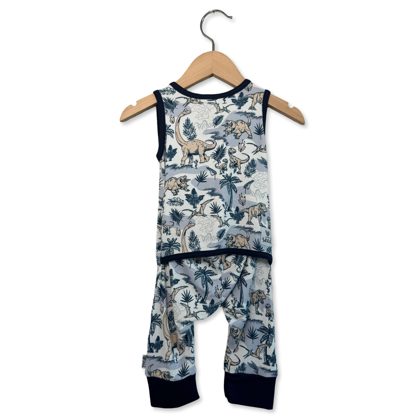 Jurassic Jungle Sleeveless Romper
