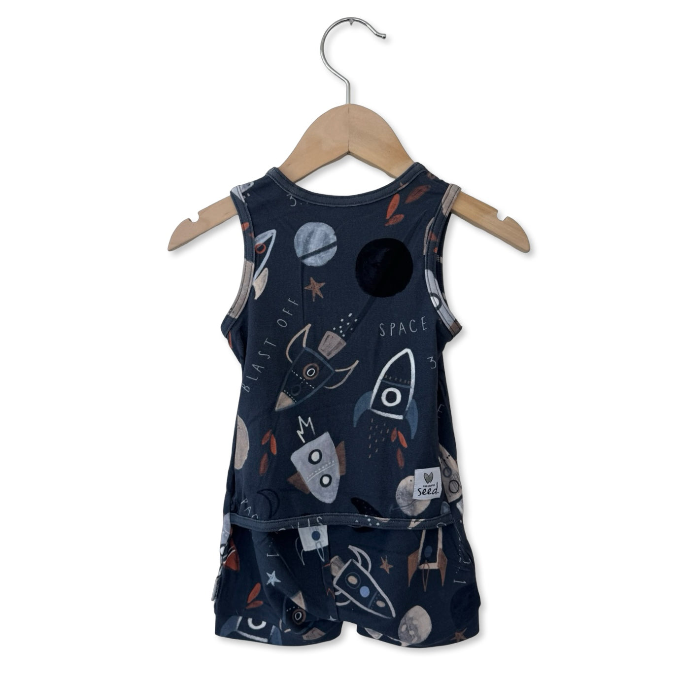 Blast Off Sleeveless Shorty Romper Luxe Edition | Cotton Bamboo Blend
