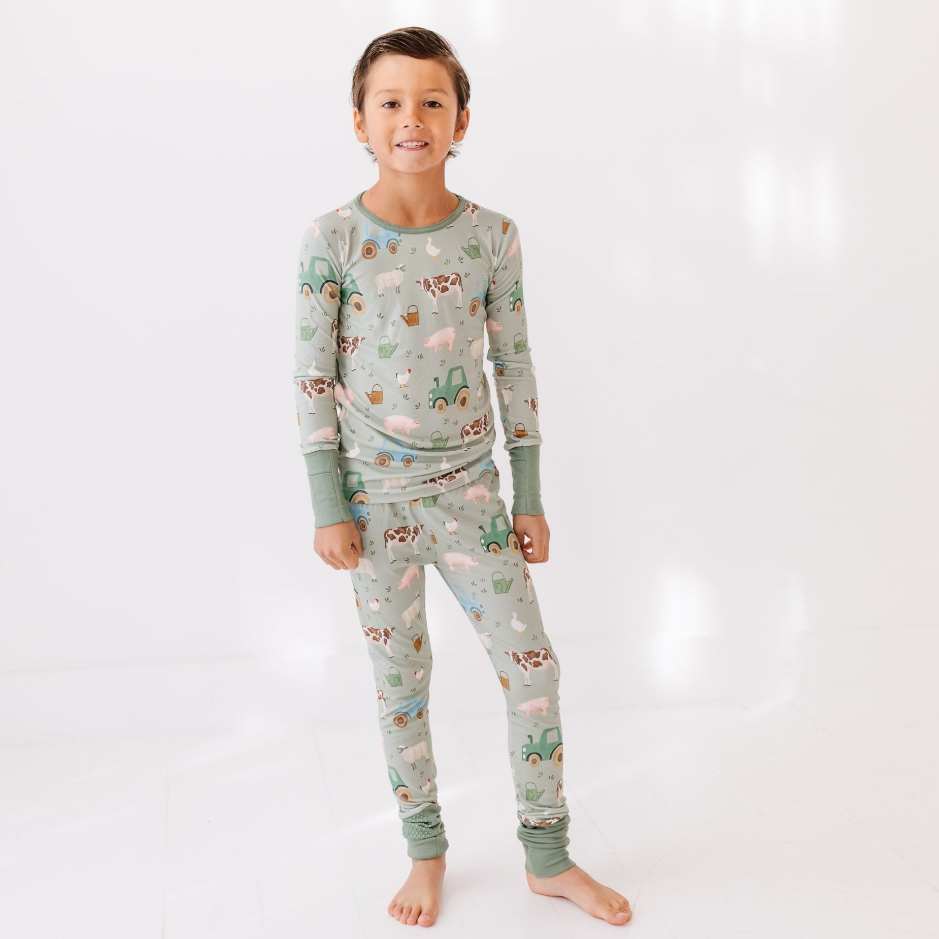 Hay There All Wrapped Up Kid's Two Piece Jammie Set