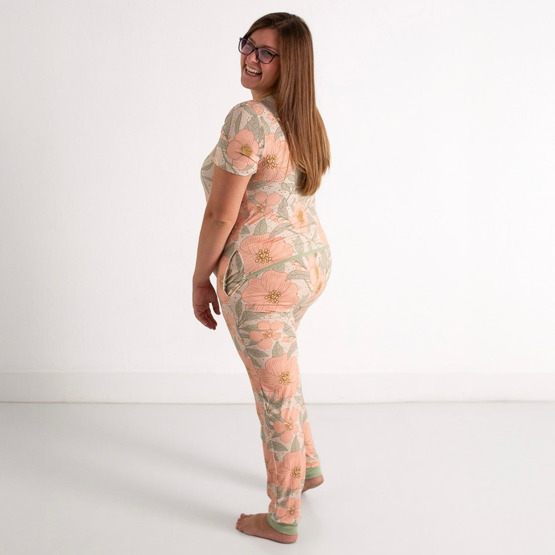 Petal Me Pink At Your Leisure Adult Short Long Romper