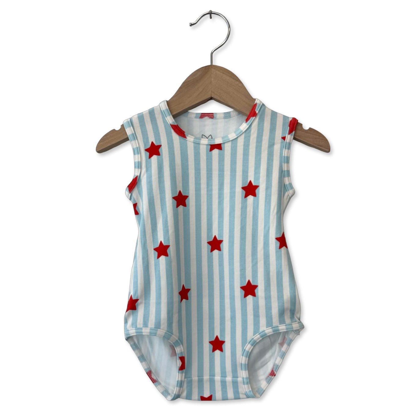 Stars & Stripes Snuggle Bug Sleeveless Bodysuit