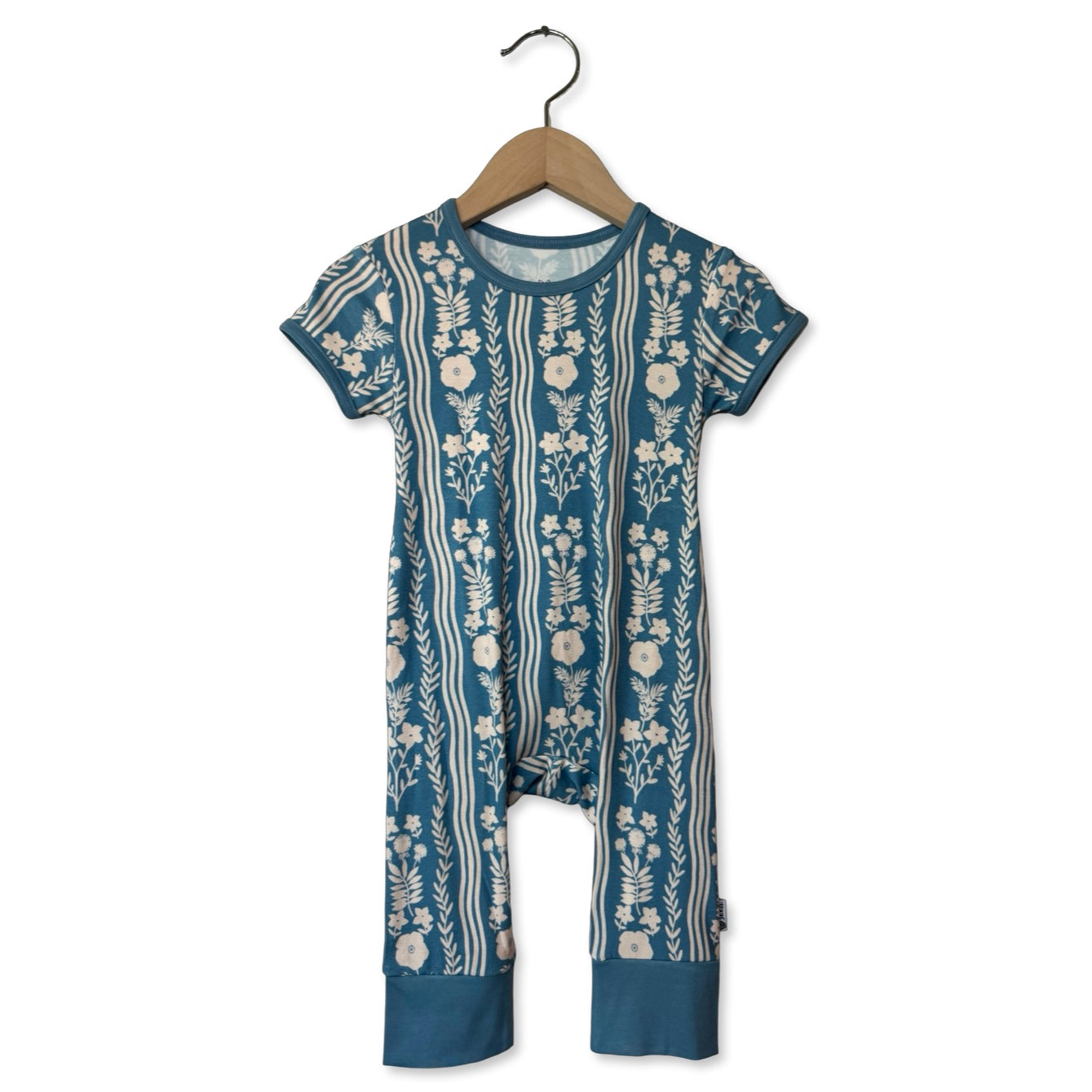 Whimsy Blue Short Long Romper