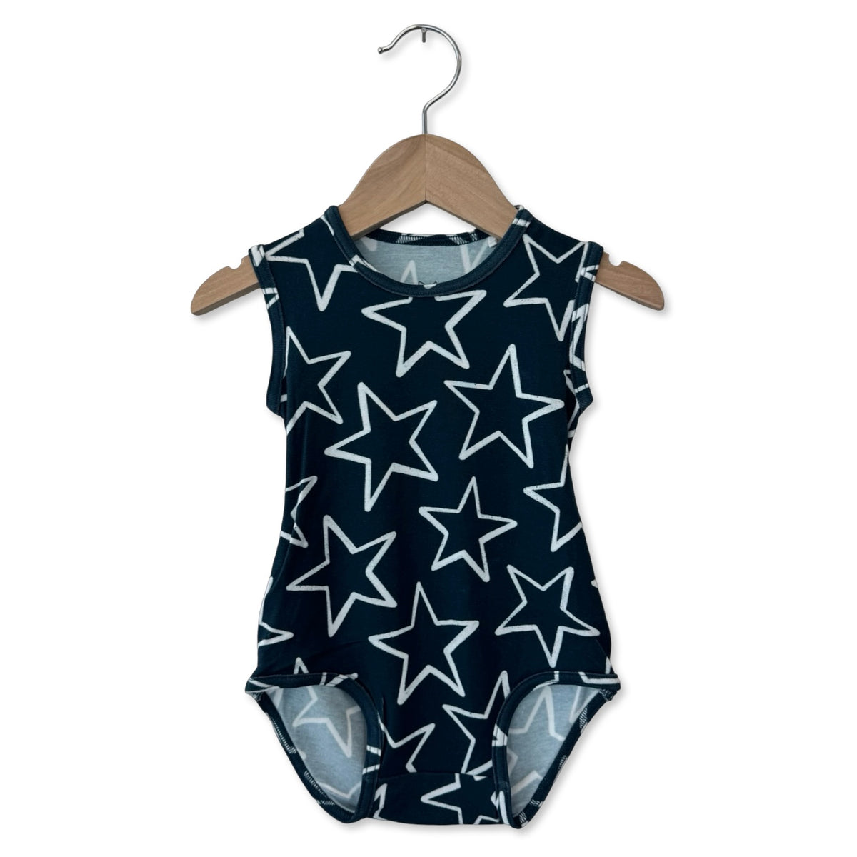 Star-Spangled Snuggle Bug Sleeveless Bodysuit