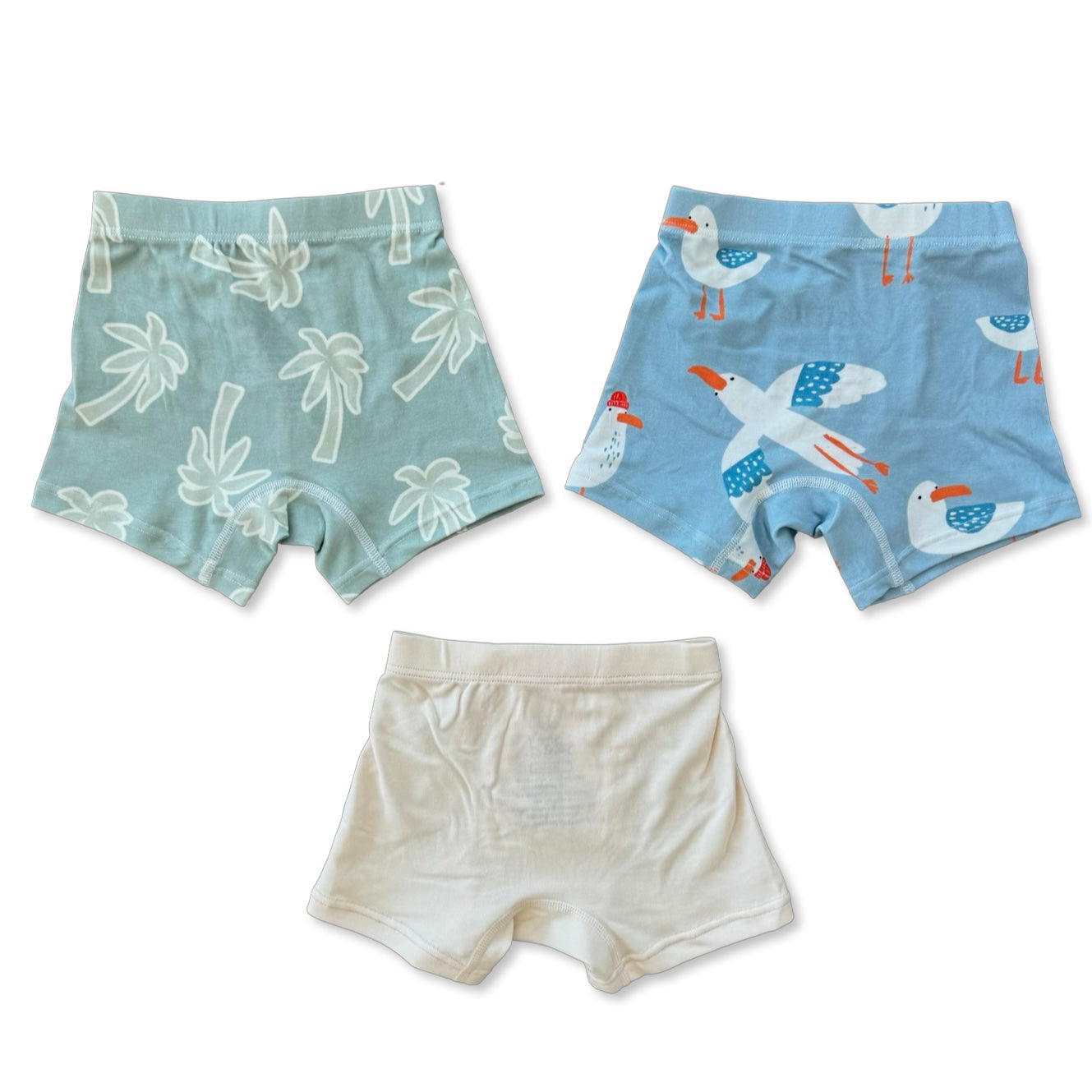 GULLS & PALMS BOY'S BRIEFS- 3 PACK