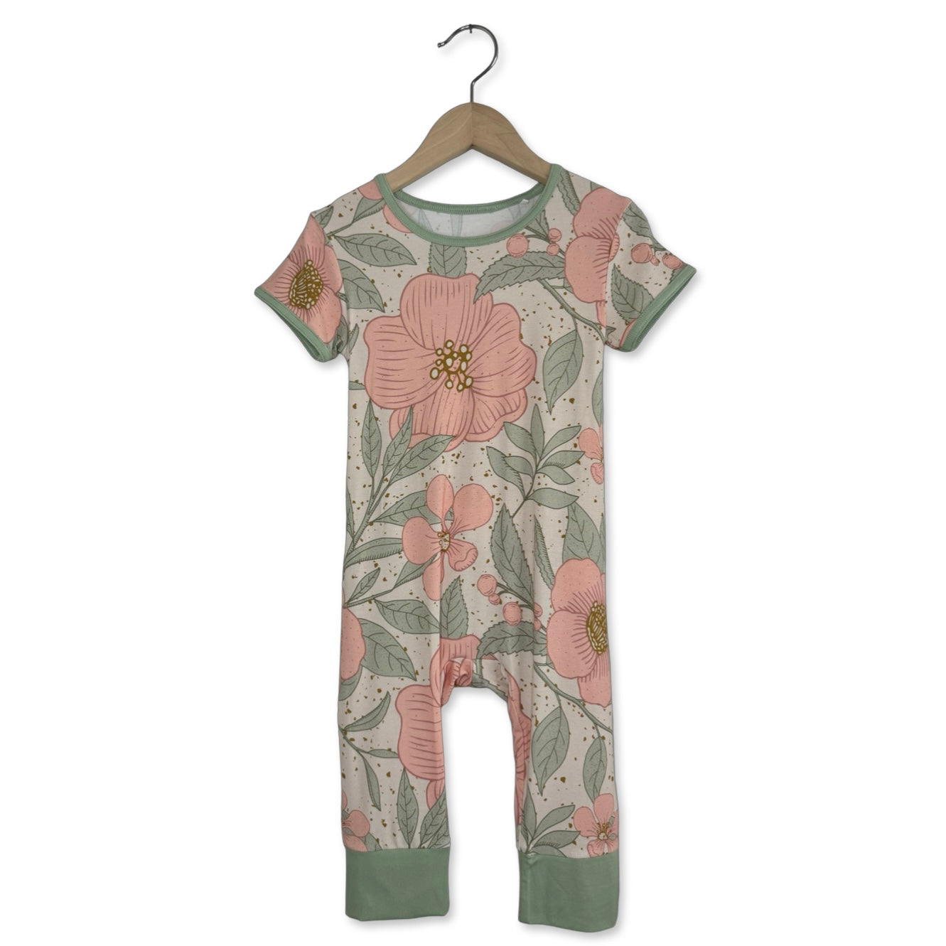 Petal Me Pink Short Long Romper