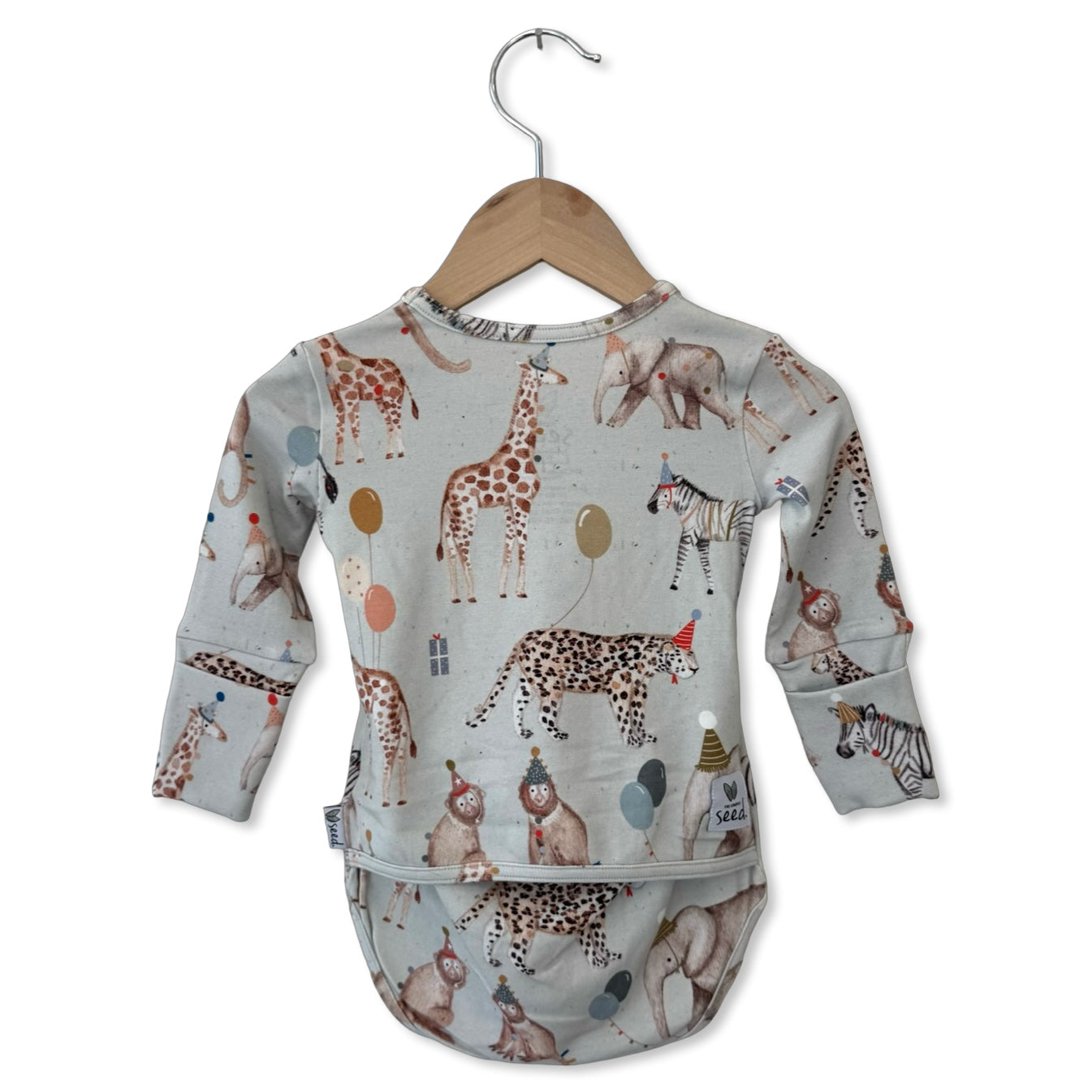 Party at the Zoo Snuggle Bug Long Sleeve Bodysuit