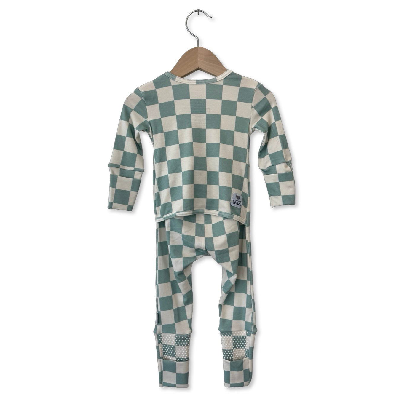 Tidepool Check Day to Night Romper Luxe Edition | Cotton Bamboo Blend