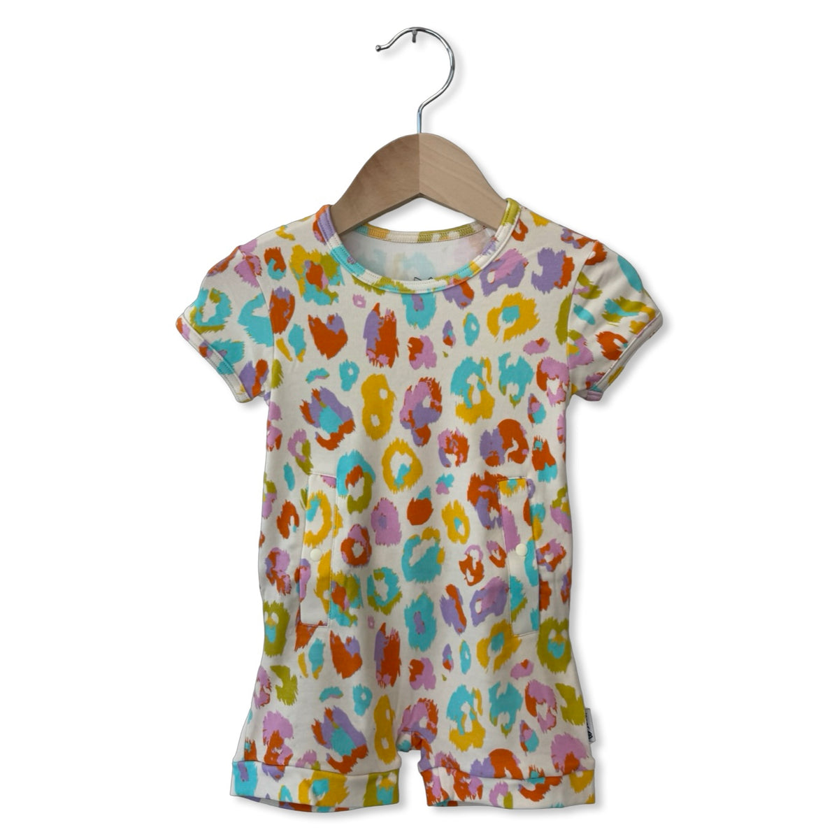 Color Me Wild Adaptive Tube Access Shorty Romper