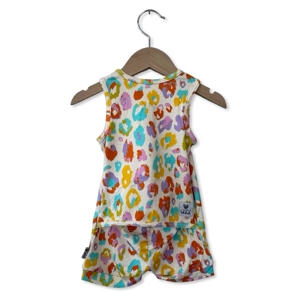Color Me Wild Sleeveless Shorty Romper Luxe Edition | Cotton Bamboo Blend