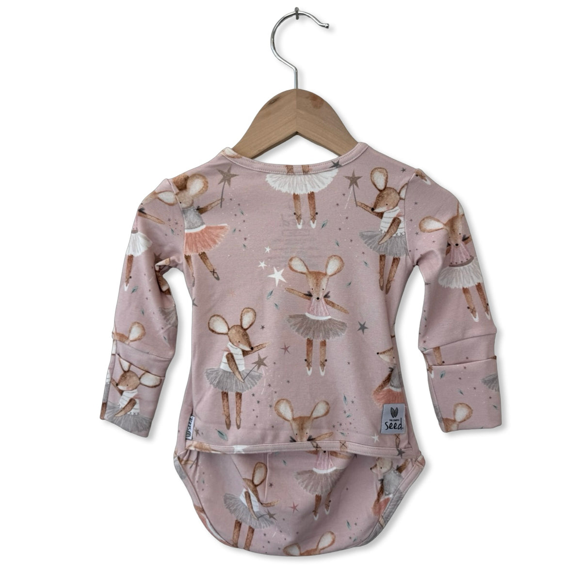 Dainty Dancers Snuggle Bug Long Sleeve Bodysuit