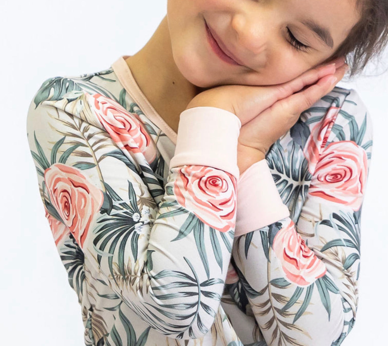 Peony Tropic Two Piece Kid's Jammie Set