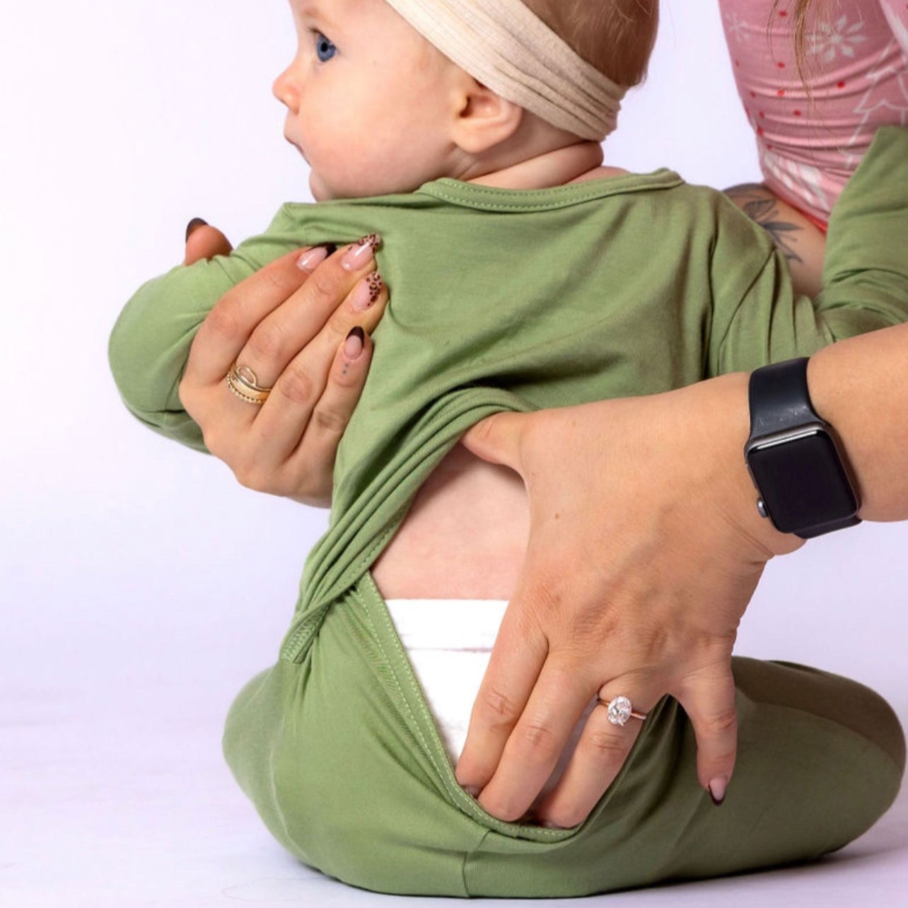 Matcha Day to Night Romper Luxe Edition | Cotton Bamboo Blend