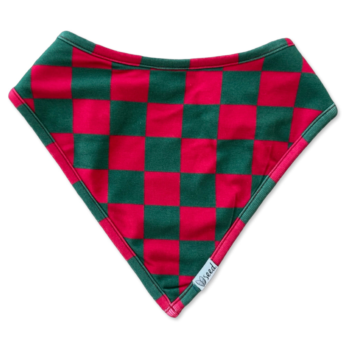 Merry Checkmas Bandana Bib