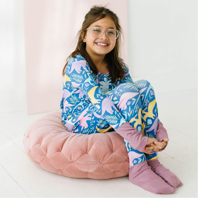 Diva-Saurus Kid's Day to Night Romper
