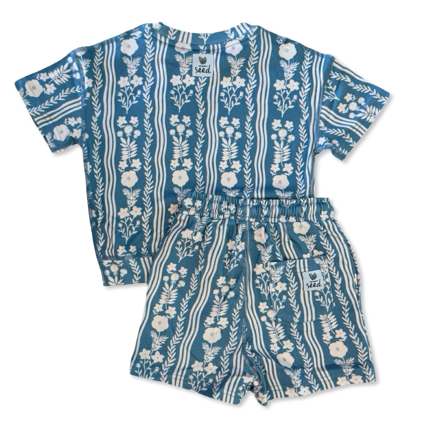 Whimsy Blue CALM CLOUD Short Set