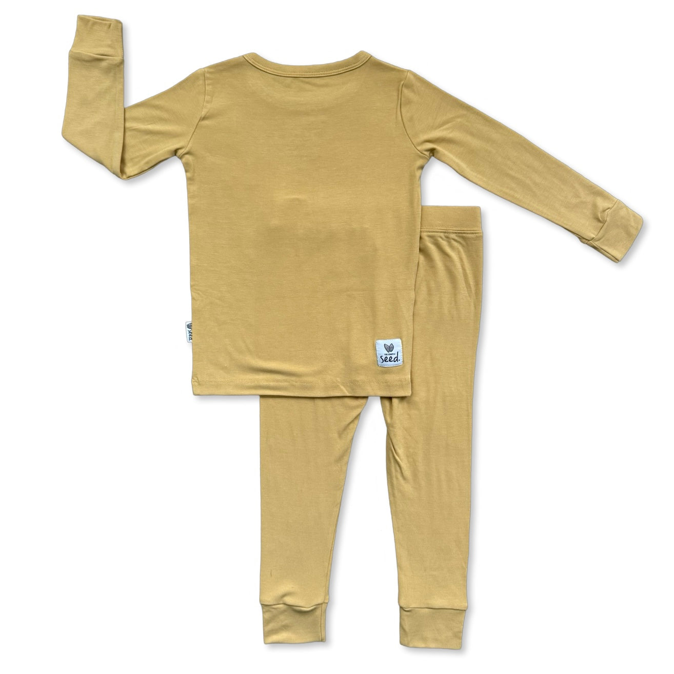 Honeycomb Mini Ribbed Two Piece Jammie Set (18-24 mth- 5T)