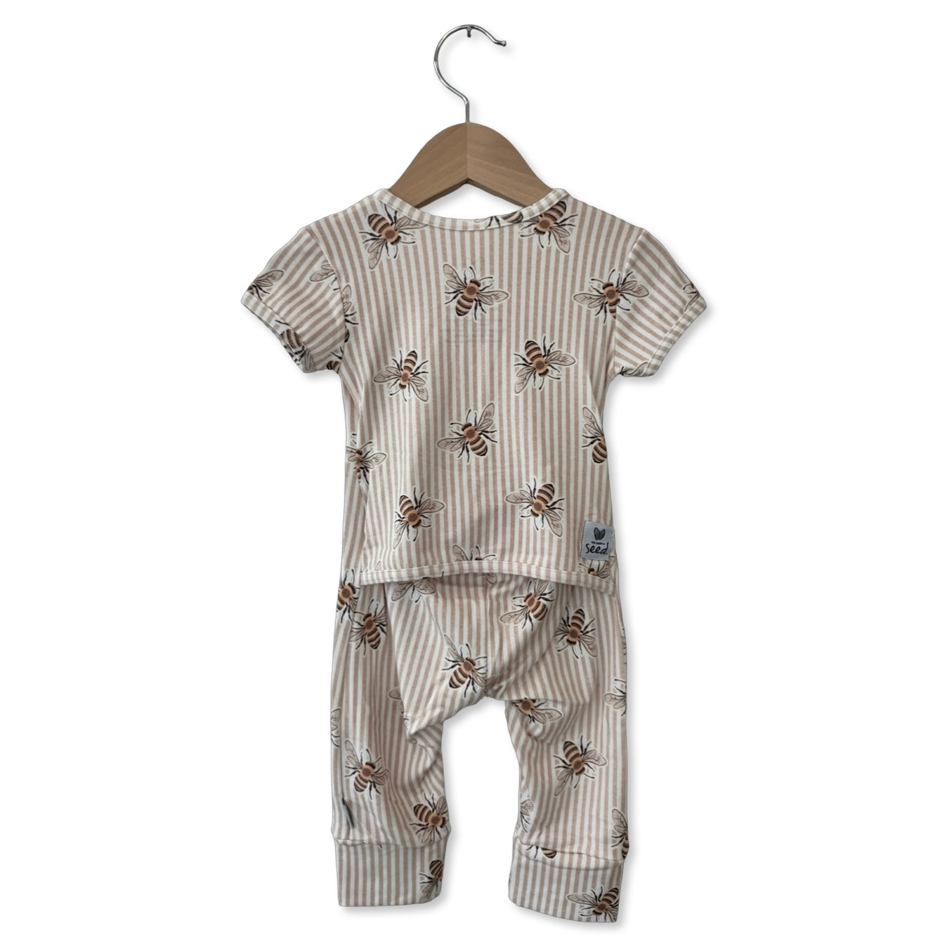 Bee Sweet Short Long Romper Luxe Edition | Cotton Bamboo Blend