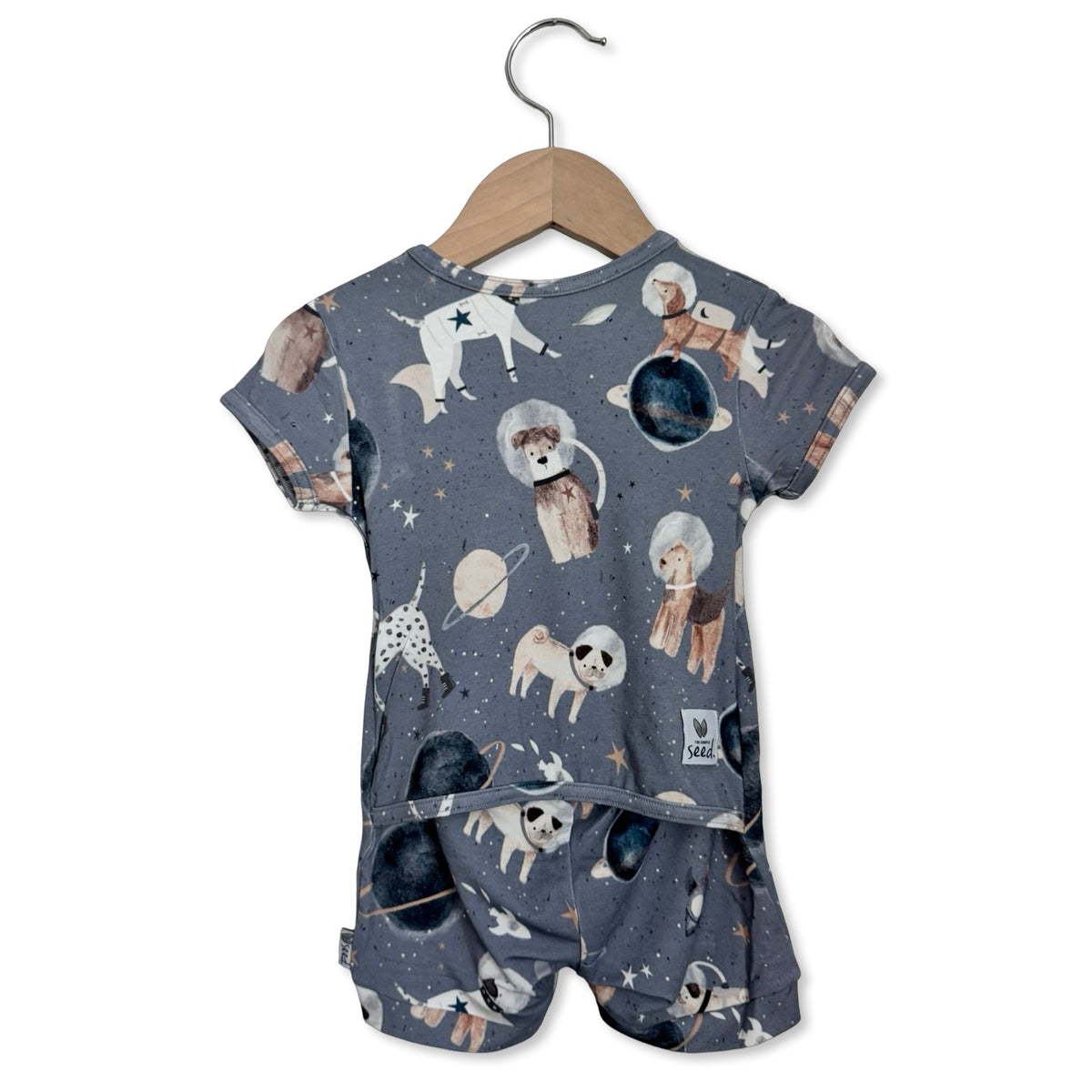 Space Paws Shorty Romper