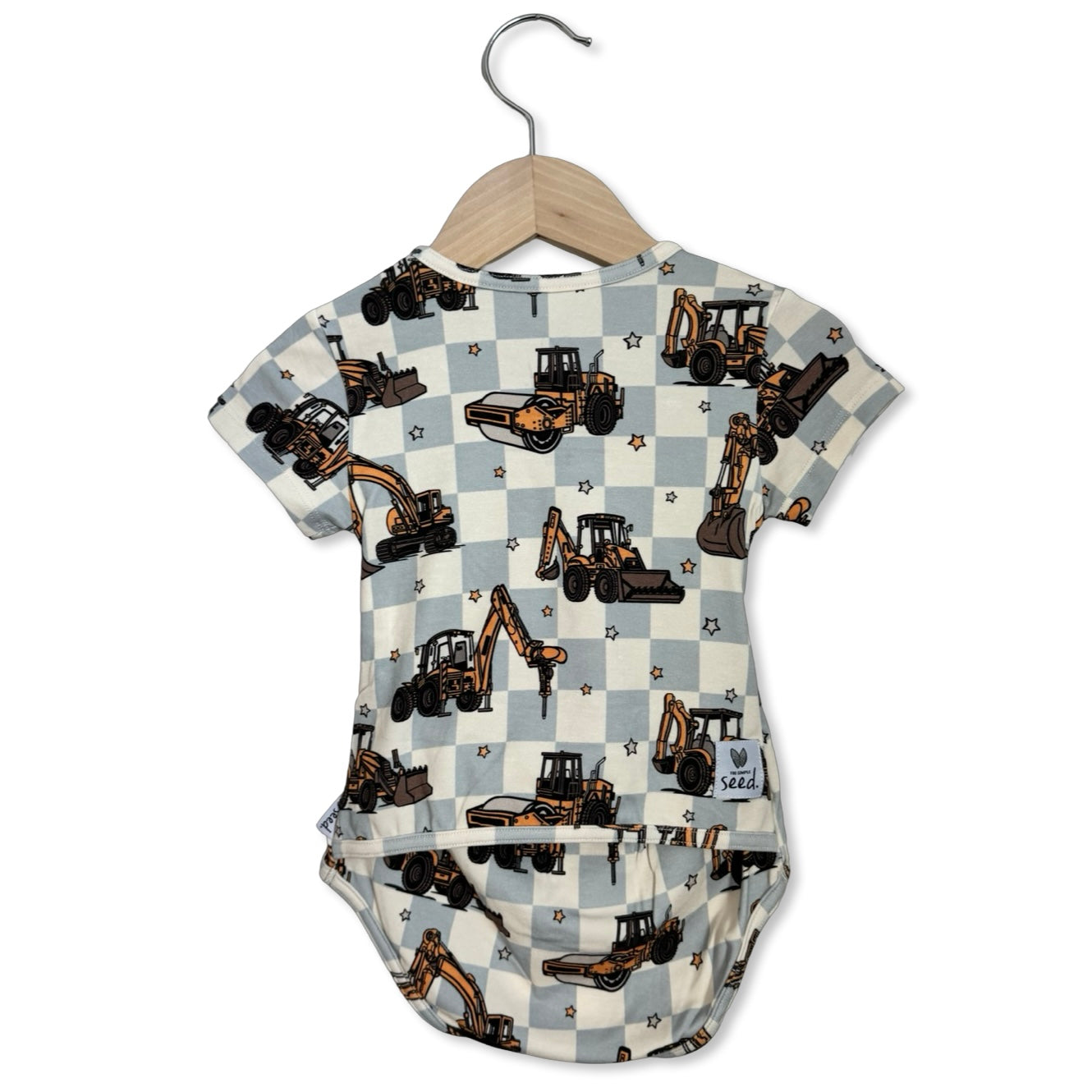 Dirt & Digs Short Sleeve Snuggle Bug Bodysuit Luxe Edition | Cotton Bamboo Blend