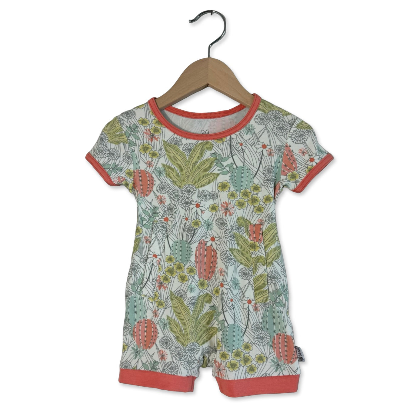 Prickly Petals Adaptive Tube Access Shorty Romper