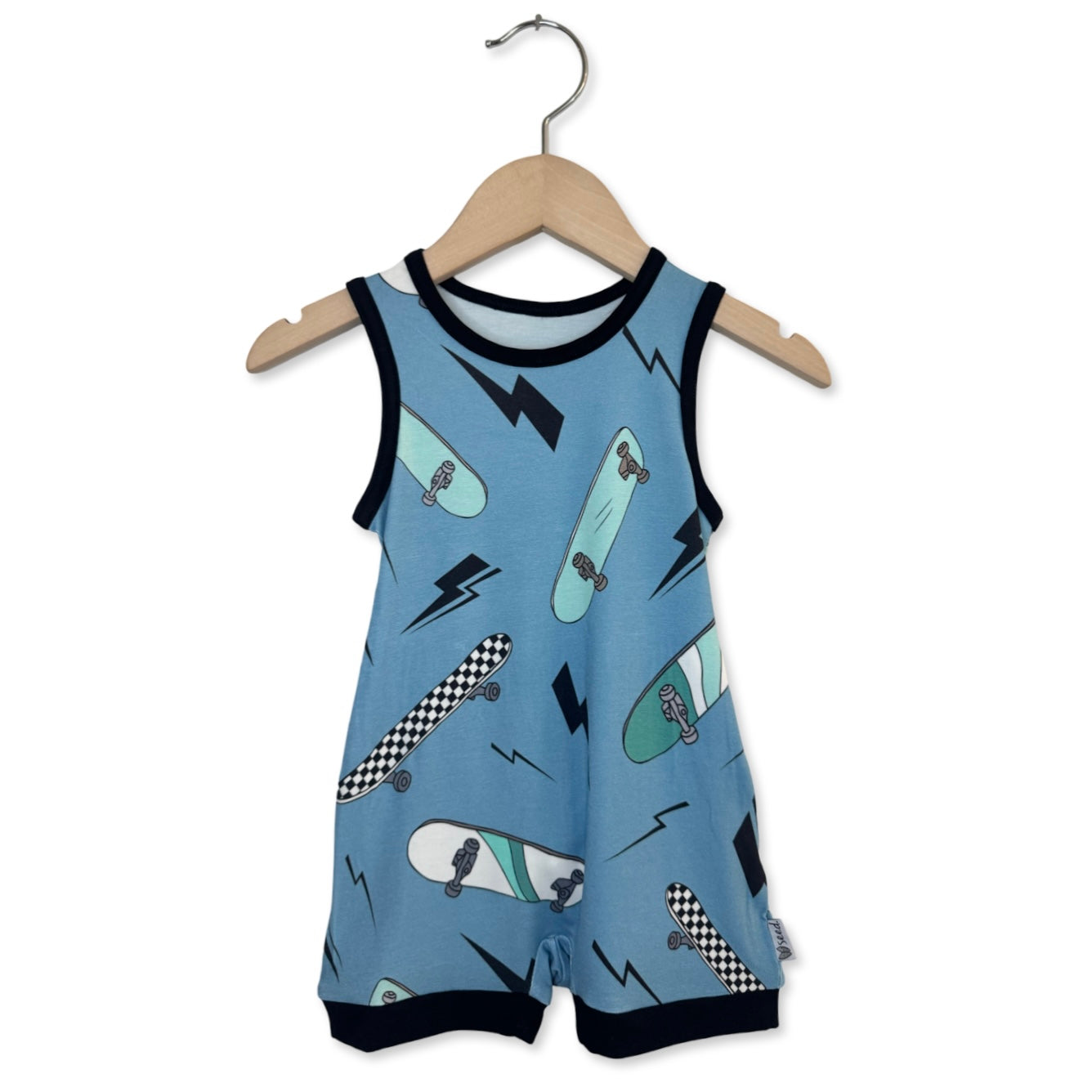 Rad Rides Kid's Sleeveless Shorty Romper