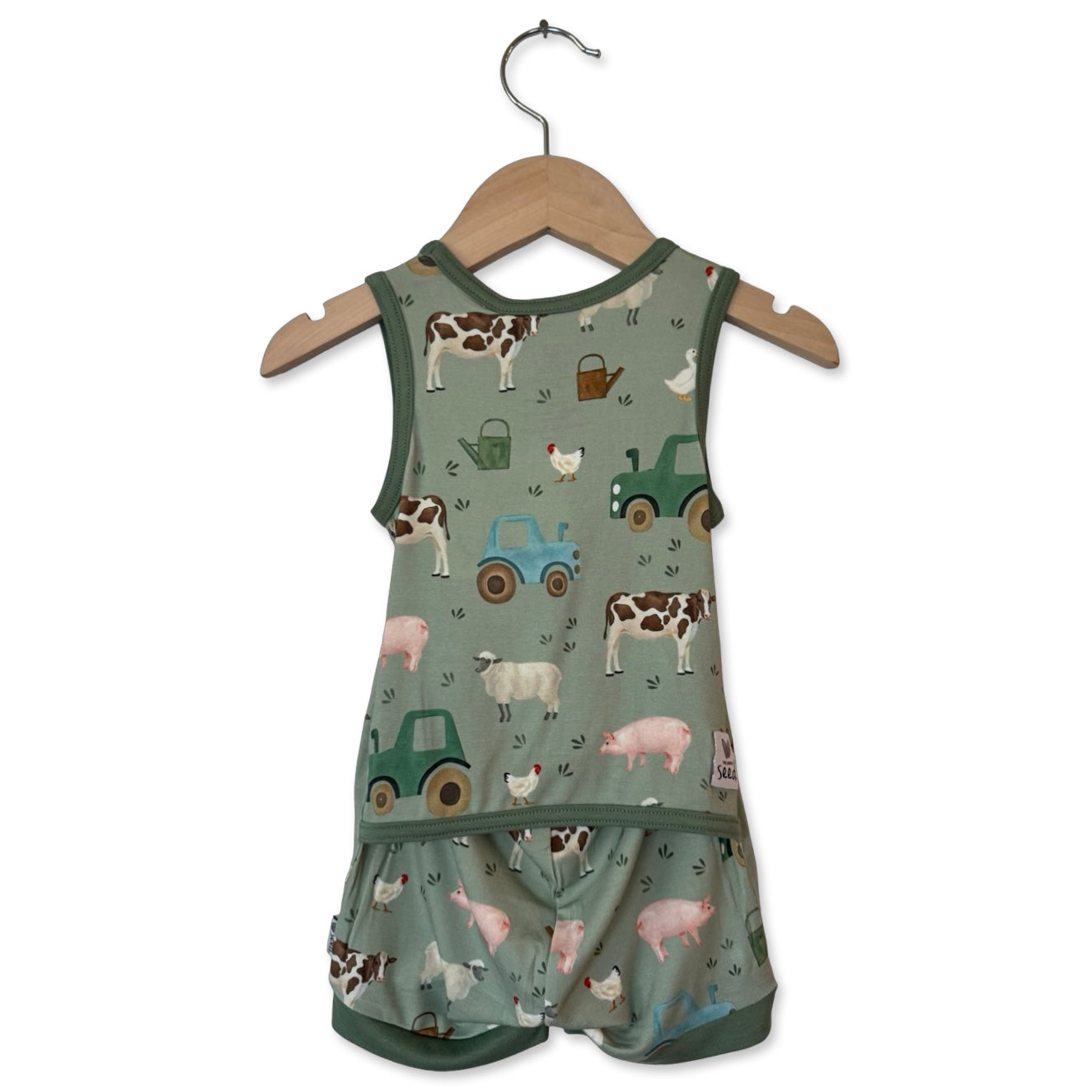 Hay There Sleeveless Shorty Romper
