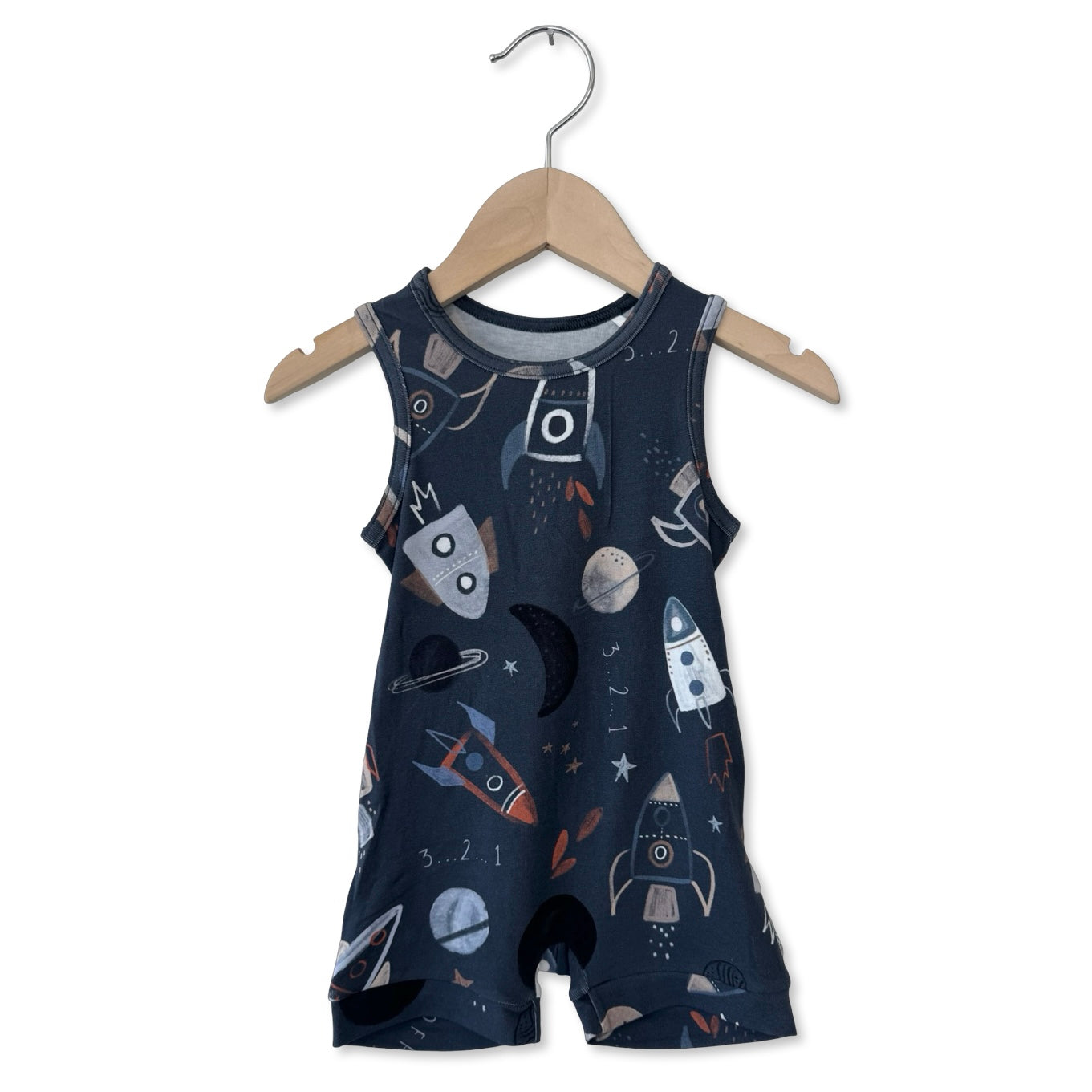 Blast Off Sleeveless Shorty Romper Luxe Edition | Cotton Bamboo Blend