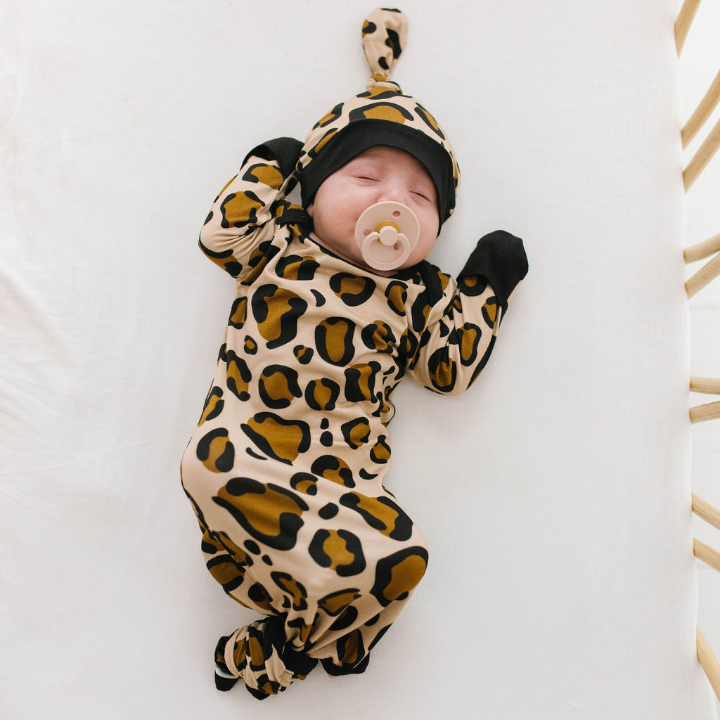 In the Wild Knotted Gown & Beanie