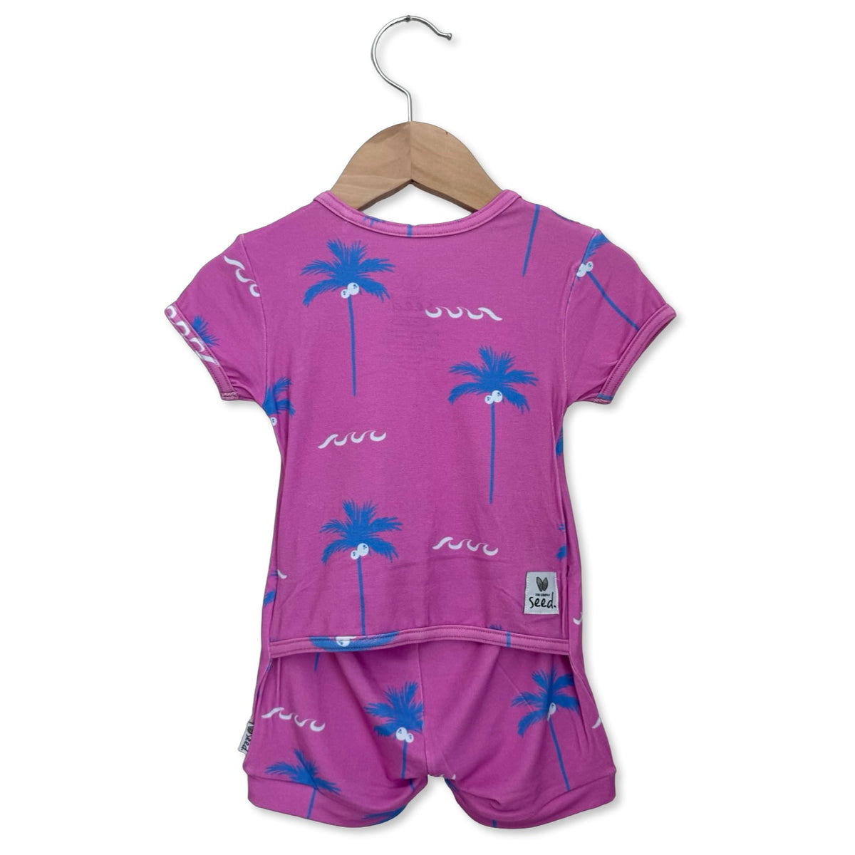 Electric Palm Shorty Romper